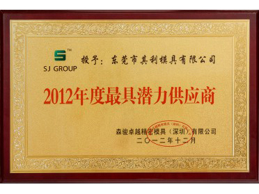 2012年度最具潛力供應(yīng)商